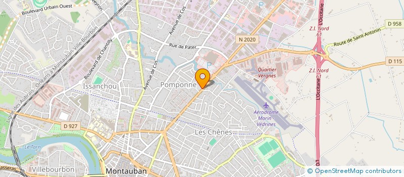 localisation de l'entreprise SCI GARAGE LARROQUE  MONTAUBAN