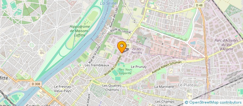 localisation de l'entreprise SCI GARAGE LAURAIRE  SARTROUVILLE