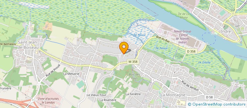 localisation de l'entreprise SCI GARAGE ROCHARD  SAINT-JEAN-DE-BOISEAU