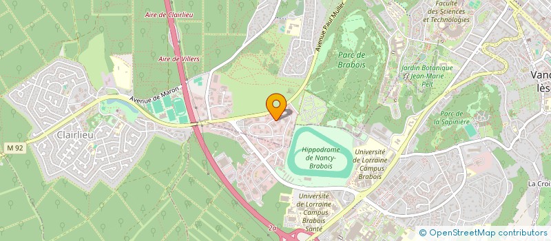 localisation de l'entreprise SCI GARAGES PARTICULIERS  VILLERS-LES-NANCY