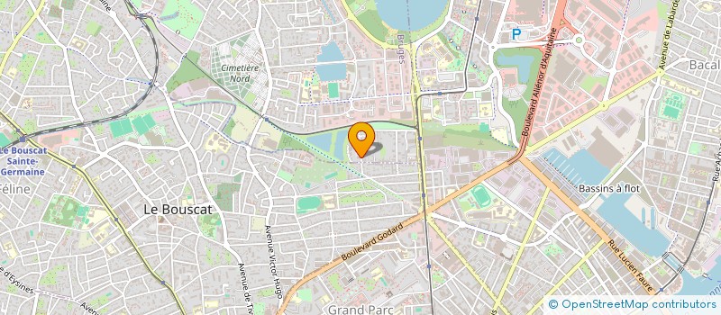 localisation de l'entreprise SCI GARAGUY  BRUGES