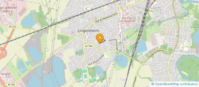 localisation de l'entreprise SCI GARAL  LINGOLSHEIM