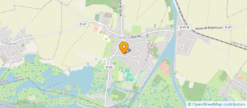 localisation de l'entreprise SCI GARAMA IMMO  ARLEUX