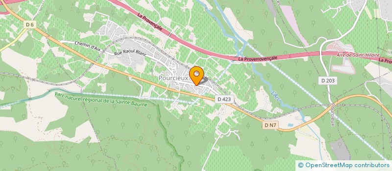 localisation de l'entreprise SCI GARAMUSE  POURCIEUX