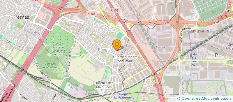 localisation de l'entreprise SCI GARANCE à RUNGIS