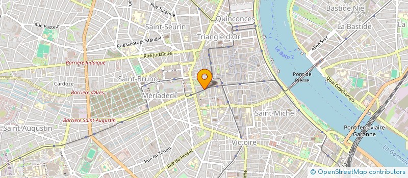 localisation de l'entreprise SCI GARANCE  BORDEAUX