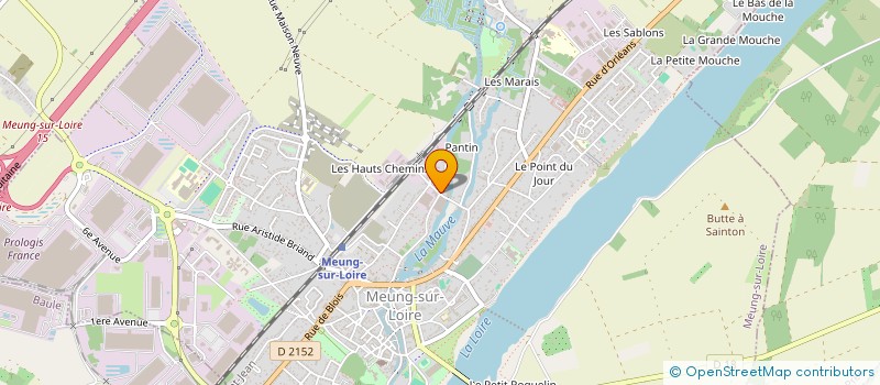localisation de l'entreprise SCI GARANCE  MEUNG-SUR-LOIRE
