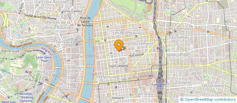 localisation de l'entreprise SCI GARANCE  LYON