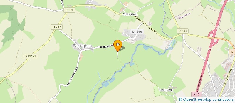 localisation de l'entreprise SCI GARANCE  BOULOGNE-SUR-MER