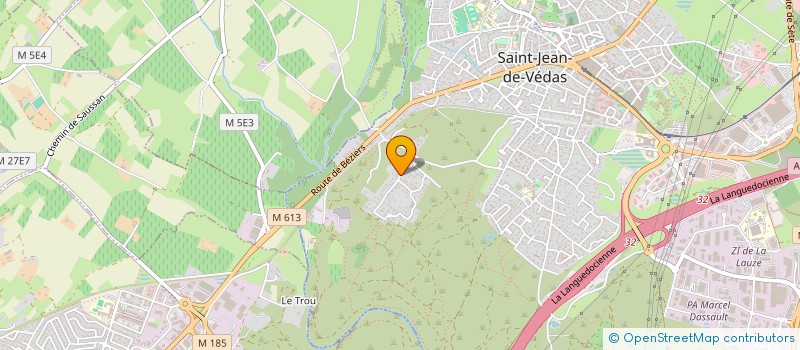 localisation de l'entreprise SCI GARANCE  SAINT-JEAN-DE-VEDAS