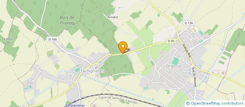 localisation de l'entreprise SCI GARANCIERES  ORGERUS