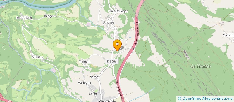 localisation de l'entreprise SCI GARAND ET FILS  CLARAFOND-ARCINE