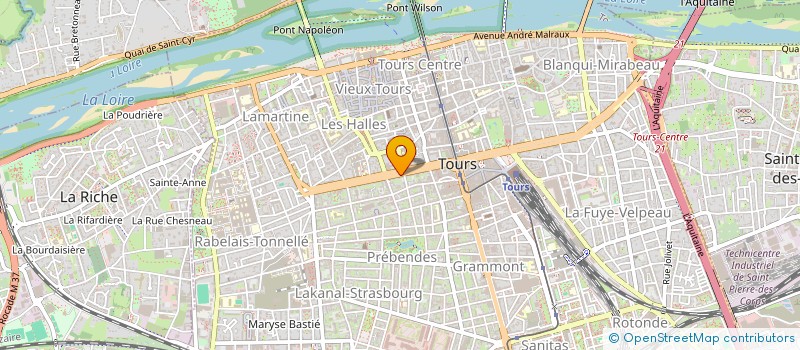 localisation de l'entreprise SCI GARAND JOUVE ELYSEE  TOURS