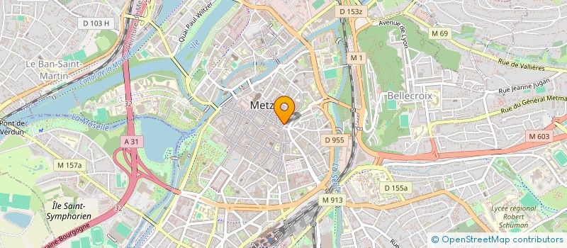 localisation de l'entreprise SCI GARANGE  METZ