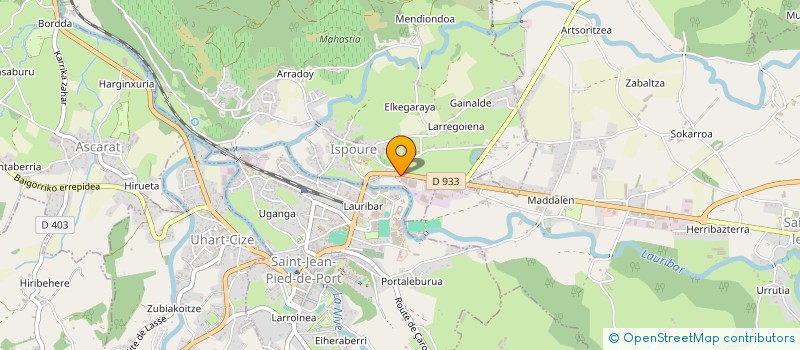 localisation de l'entreprise SCI GARASCI  SAINT-JEAN-PIED-DE-PORT