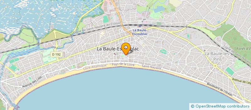 localisation de l'entreprise SCI GARAUD PERRAUD  LA BAULE-ESCOUBLAC