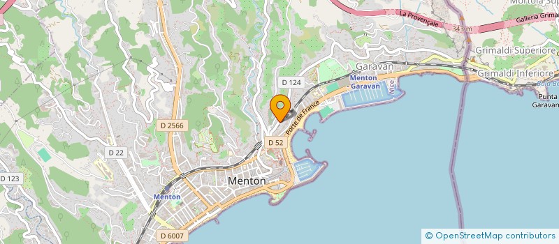 localisation de l'entreprise SCI GARAVAN à MENTON