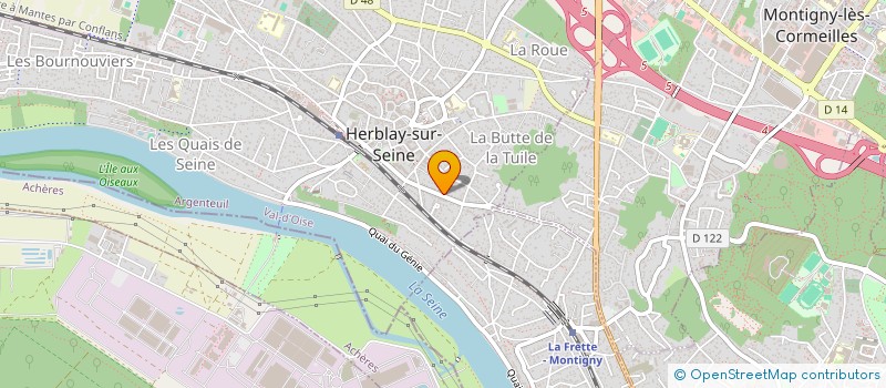 localisation de l'entreprise SCI GARAVOISE  HERBLAY-SUR-SEINE