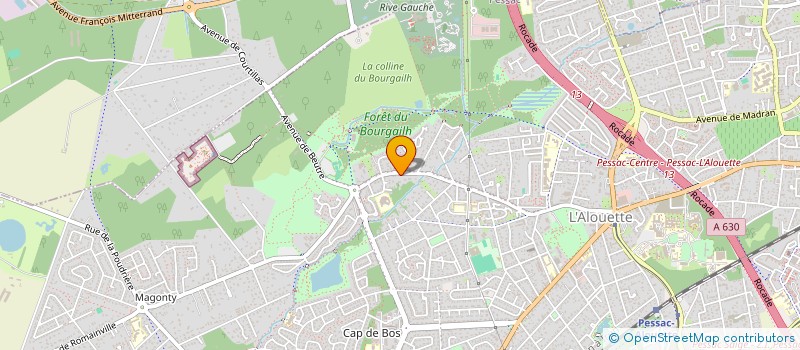 localisation de l'entreprise SCI GARBAIL à PESSAC
