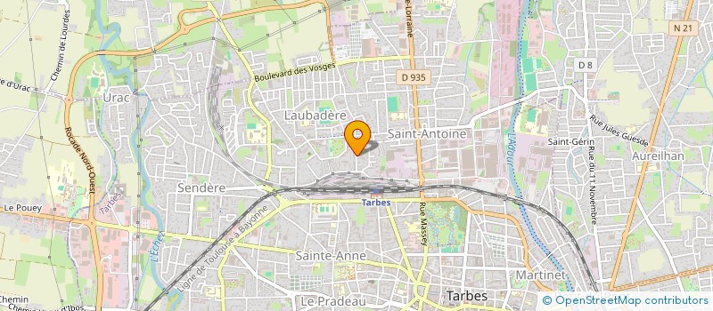 localisation de l'entreprise SCI GARBAT  TARBES