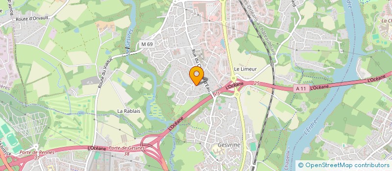 localisation de l'entreprise SCI GARBOU à CHAPELLE-SUR-ERDRE (LA)