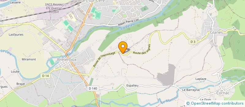 localisation de l'entreprise SCI GARCELLES  GLANES