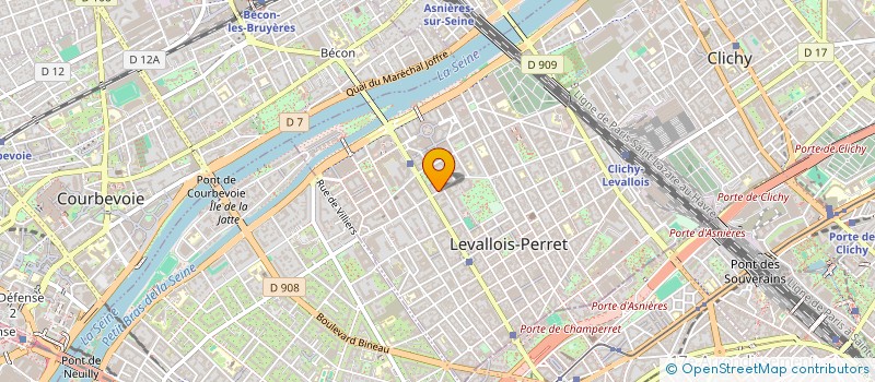 localisation de l'entreprise SCI GARCHES CENTRE à LEVALLOIS-PERRET