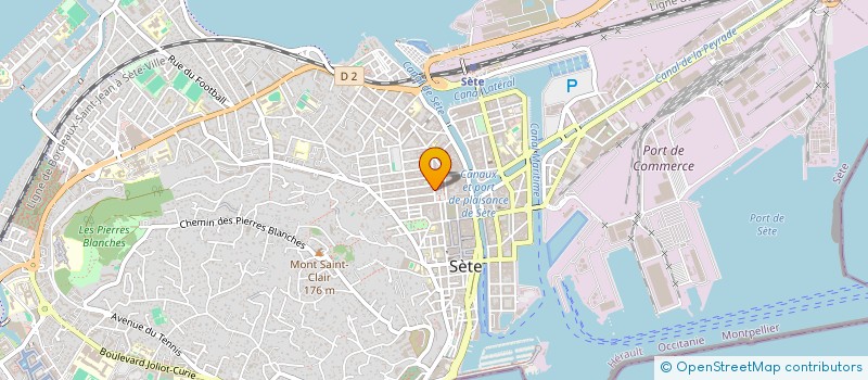 localisation de l'entreprise SCI GARCIA  SETE