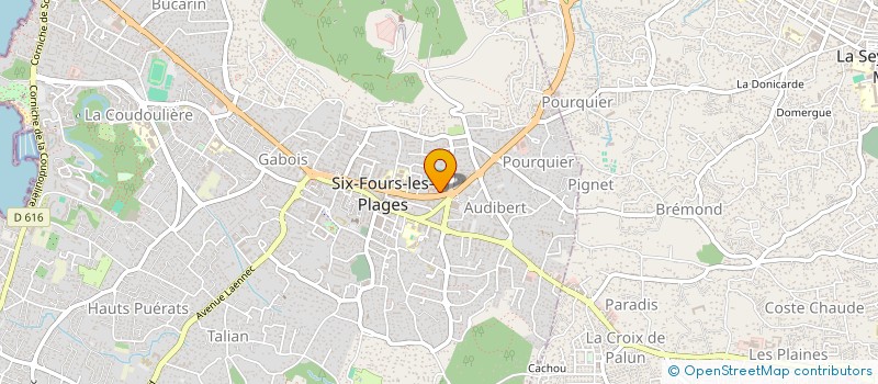 localisation de l'entreprise SCI GARCIA à SIX-FOURS-LES-PLAGES