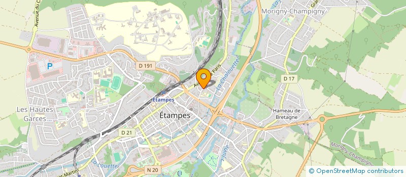 localisation de l'entreprise SCI GARCIA  ETAMPES