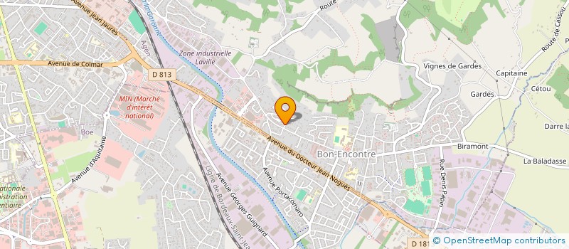 localisation de l'entreprise SCI GARCIA BOUYSSES à BON-ENCONTRE