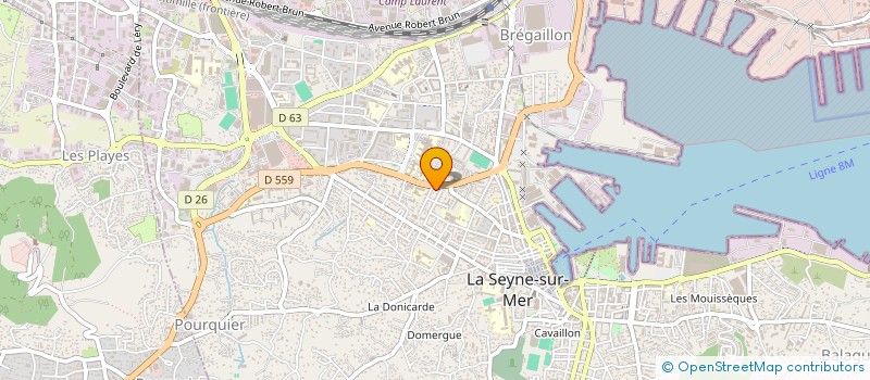 localisation de l'entreprise SCI GARCIA ET COMPAGNIE à LA SEYNE-SUR-MER