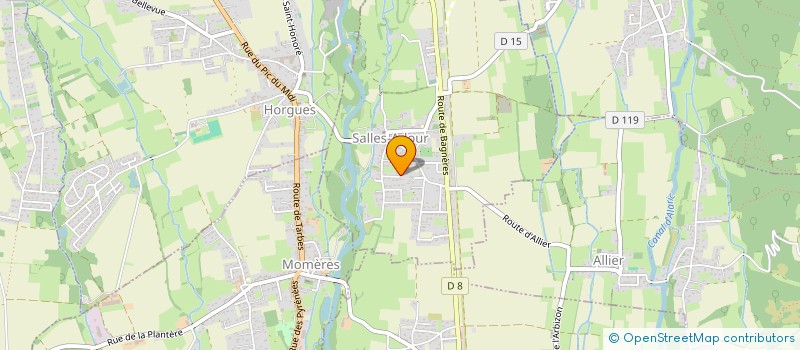 localisation de l'entreprise SCI GARCIA ET FILS  SALLES-ADOUR