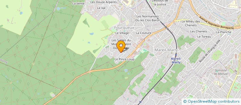 localisation de l'entreprise SCI GARCIA LE PRE SAINT GERVAIS GABRIEL PERI  SAINT-GERMAIN-EN-LAYE