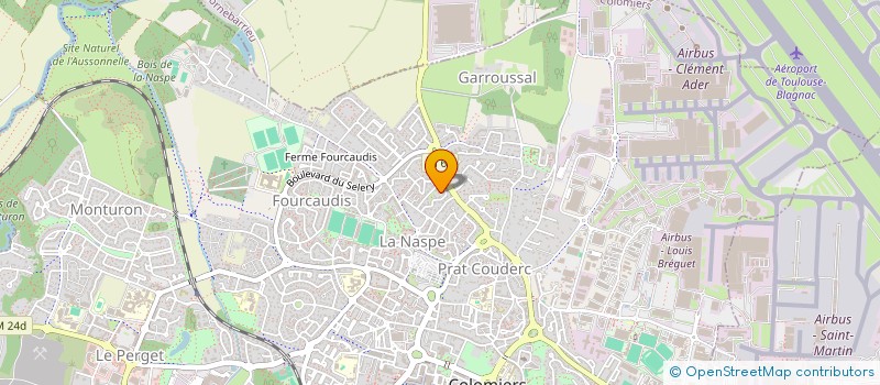 localisation de l'entreprise SCI GARCIA-TABARD  COLOMIERS