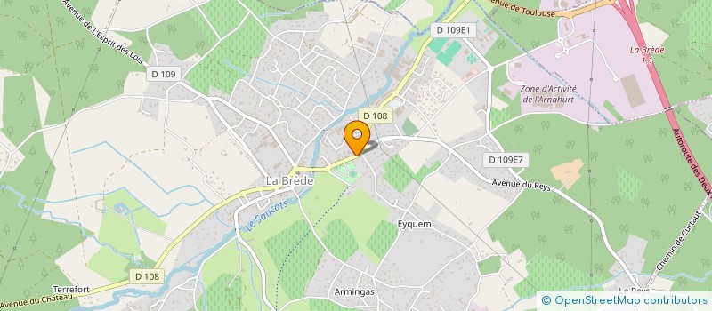 localisation de l'entreprise SCI GARCIGNOL  LA BREDE