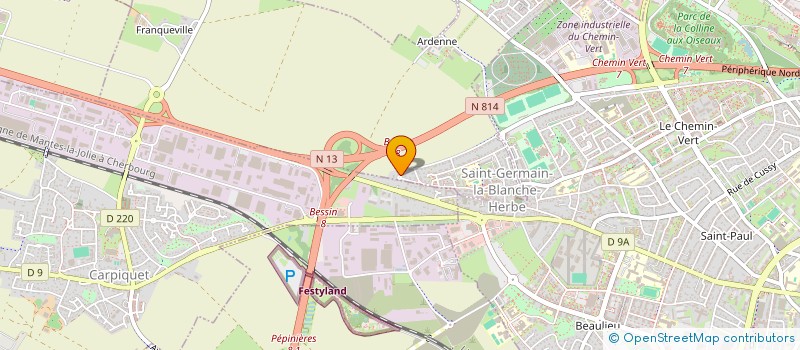 localisation de l'entreprise SCI GARCIMORE  SAINT-GERMAIN-LA-BLANCHE-HERBE