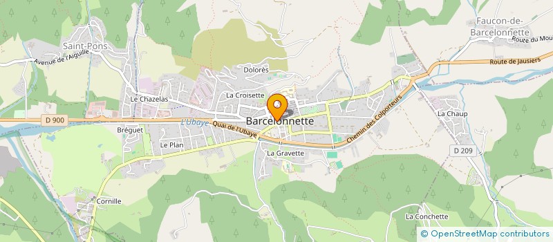 localisation de l'entreprise SCI GARCIN à BARCELONNETTE