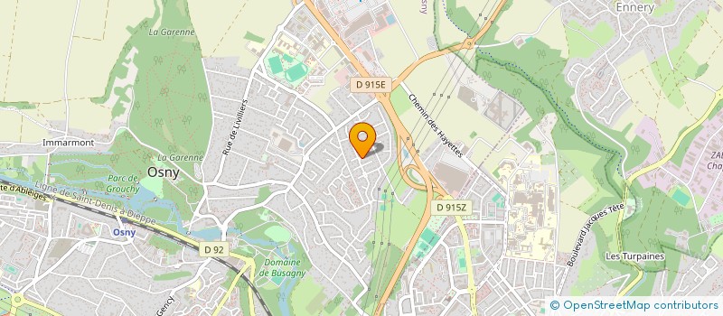 localisation de l'entreprise SCI GARCON  OSNY