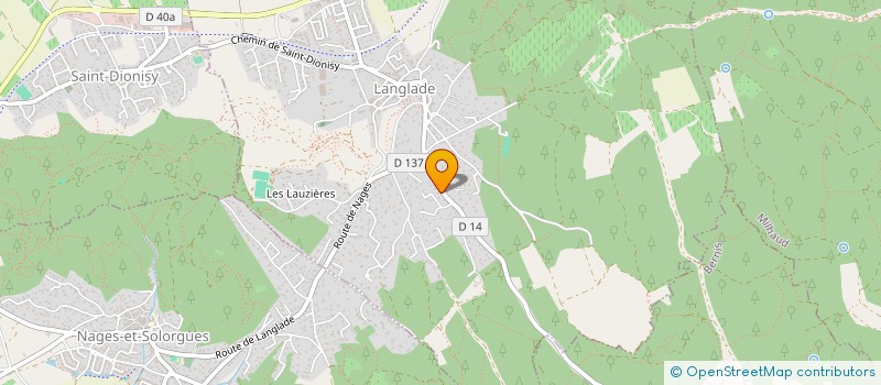 localisation de l'entreprise SCI GARCON LANGLADE  LANGLADE