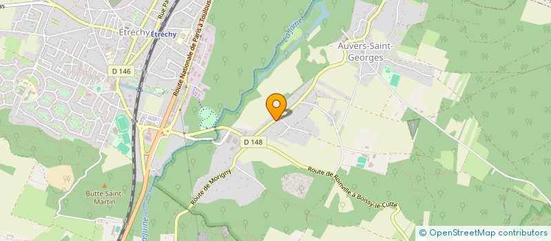 localisation de l'entreprise SCI GARD ET BAILLOT  AUVERS-SAINT-GEORGES