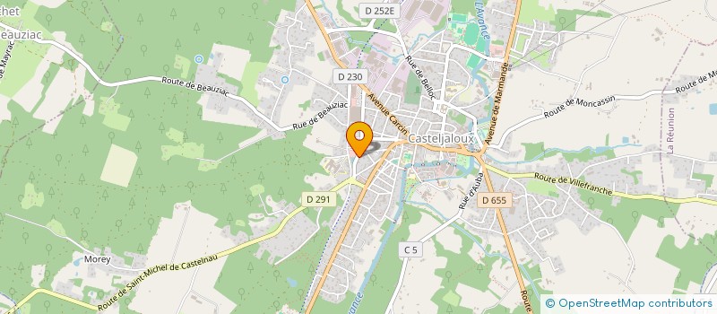 localisation de l'entreprise SCI GARDAIX  CASTELJALOUX