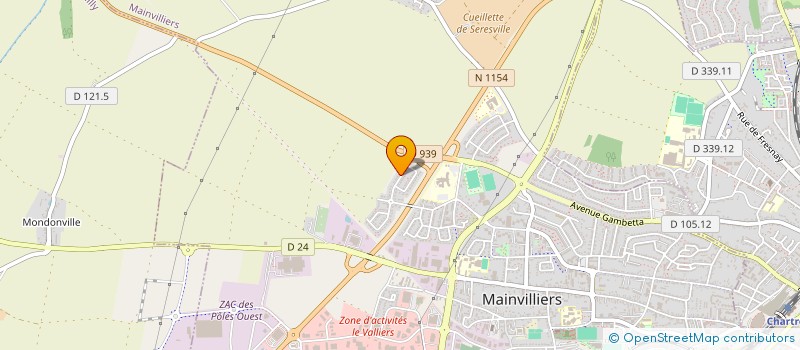 localisation de l'entreprise SCI GARDE à MAINVILLIERS