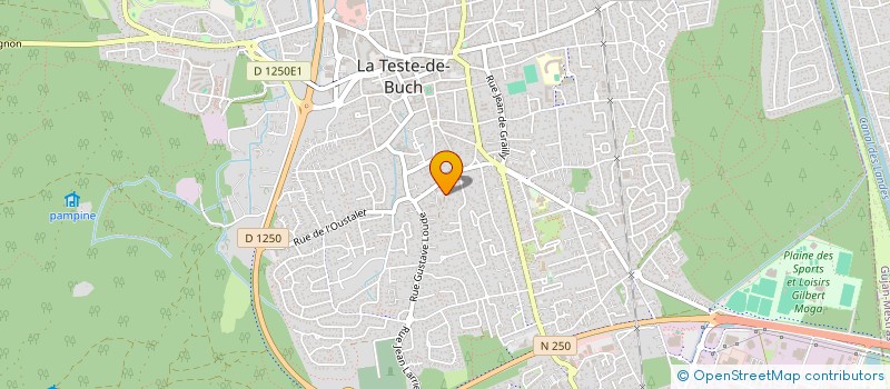localisation de l'entreprise SCI GARDE BARRIERE  LA TESTE-DE-BUCH