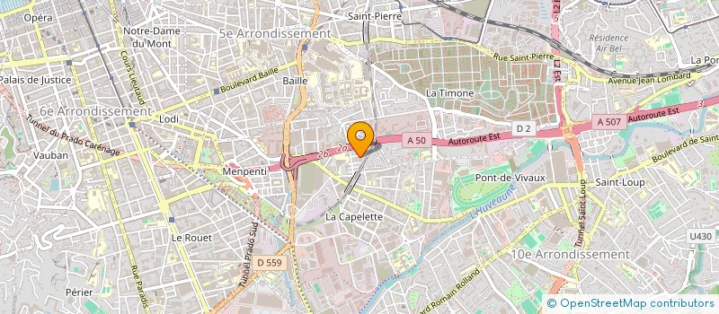 localisation de l'entreprise SCI GARDE & OUDDAI à MARSEILLE