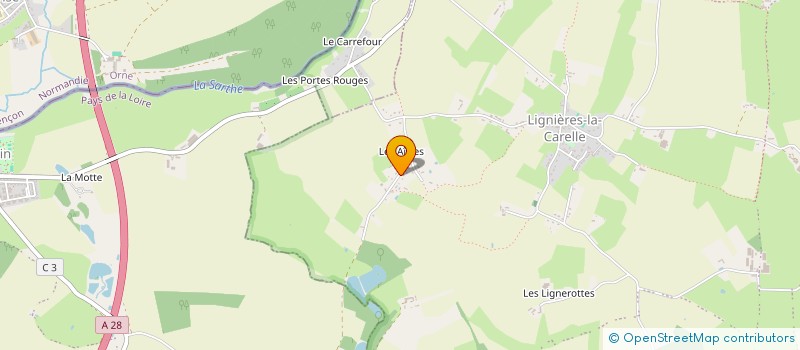 localisation de l'entreprise SCI GARDEC  VILLENEUVE-EN-PERSEIGNE