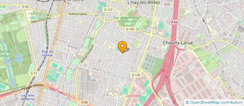 localisation de l'entreprise SCI GARDEN  L'HAY-LES-ROSES