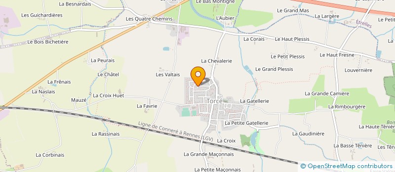 localisation de l'entreprise SCI GARDEN  ARGENTRE-DU-PLESSIS