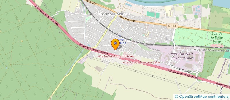 localisation de l'entreprise SCI GARDEN  ROSNY-SUR-SEINE