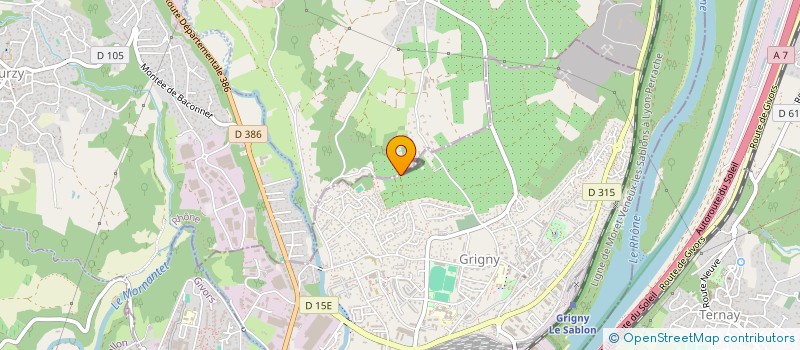 localisation de l'entreprise SCI GARDEN  CHARLY